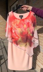 Feestjurk zalmroze, Kleding | Dames, Maat 42/44 (L), Cocktailjurk, Zo goed als nieuw, Roze