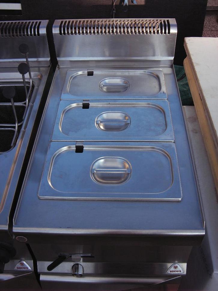 Bain-marie op aardgas van het merk=BERTOS, Zakelijke goederen, Horeca | Keukenapparatuur, Overige typen, Ophalen