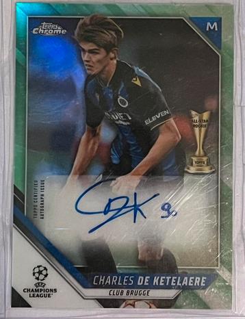 Topps Rookie Charles De Ketelaere Autograph - Club Brugge