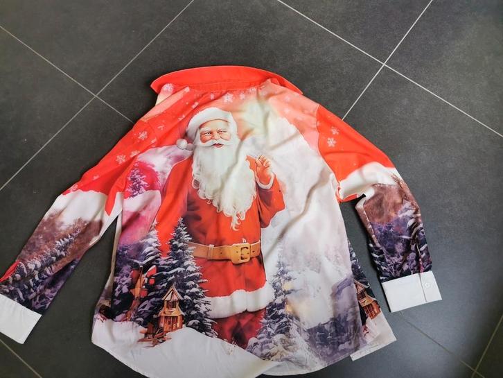 Kerstmis hemd kerstman - rood, Divers, Noël, Neuf, Enlèvement ou Envoi