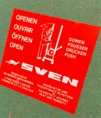 Sven opklapbare pingpongtafel, Sport en Fitness, Tafeltennis, Ophalen