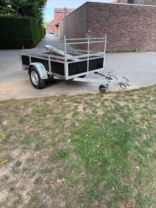 Aanhangwagen enkelas 2m x 1m25, Auto diversen, Aanhangers en Bagagewagens, Gebruikt, Ophalen