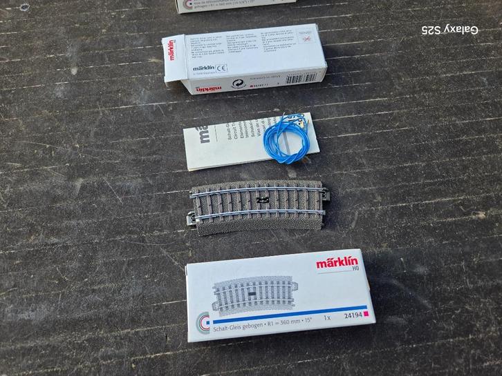 LOT DE 3 X MÄRKLIN 24194 AVEC BOITES ET NEUF, Hobby en Vrije tijd, Modeltreinen | H0, Nieuw, Rails, Gelijkstroom, Märklin, Verzenden