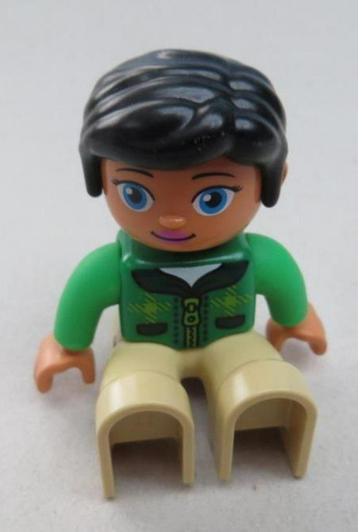Lego  mannetje groene trui 