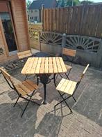 Tuin/ terras stel, Ophalen, Zo goed als nieuw, Hout
