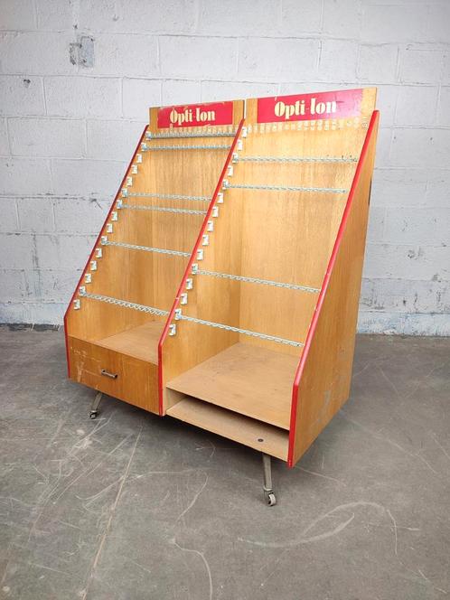 Oud display rek voor riemen, Antiek en Kunst, Curiosa en Brocante, Ophalen