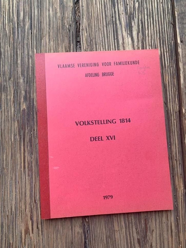 HOOGLEDE GITS Volkstelling 1814., Boeken, Geschiedenis | Stad en Regio, Gelezen, Ophalen of Verzenden