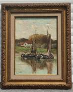 Huile sur toile marine signe Isidore meyers, Antiek en Kunst, Ophalen of Verzenden