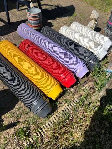 Ronde plantenschotels diverse maten, Kunststof, Rond, Zo goed als nieuw, Tuin