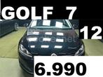 VW GOLF  7  1.2  BENZINE COMFORTLINE   2014, Auto's, Volkswagen, Zwart, Grijs, 1200 cc, Euro 5