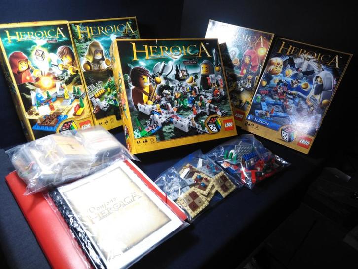 Lego Games Heroica set - 5 sets 3857 3858 3859 3860 3874, Kinderen en Baby's, Speelgoed | Duplo en Lego, Gebruikt, Lego, Complete set