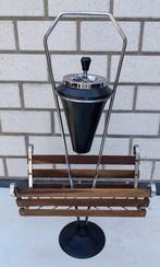 Vintage asbak/ krantbak metaal, Huis en Inrichting, Woonaccessoires | Krantenbakken en Lectuurbakken, Ophalen of Verzenden