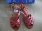 [Nieuw!] Sandaal met kleine hak 'Jenny Ara' (maat 40), Nieuw, Rood, Sandalen of Muiltjes, Ophalen of Verzenden