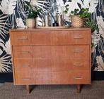 Commode 4 tiroirs Vintage 70, Ophalen, Gebruikt, Vintage