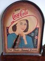 Panneau publicitaire en bois Coca Cola, Enlèvement, Utilisé, Panneau publicitaire