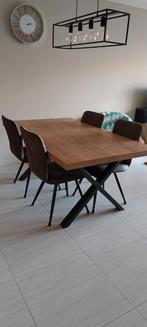 Eettafel en 4 stoelen, Huis en Inrichting, Ophalen