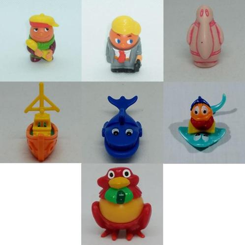 Kinder Surprise - 1995-1999 - K-Reeks - Kogelfiguren - Visse, Verzamelen, Verrassingseieren, Gebruikt, Steekfiguren, Ophalen of Verzenden