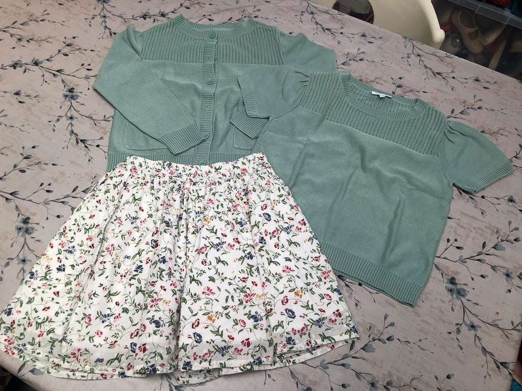 Prachtig setje, maat 128/134, Kinderen en Baby's, Kinderkleding | Maat 128, Ophalen of Verzenden, Zo goed als nieuw, Meisje, Setje