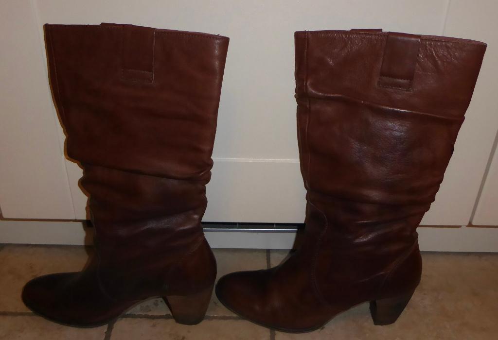 Bruine botten m 39/ Prima staat, Kleding | Dames, Schoenen, Ophalen, Zo goed als nieuw