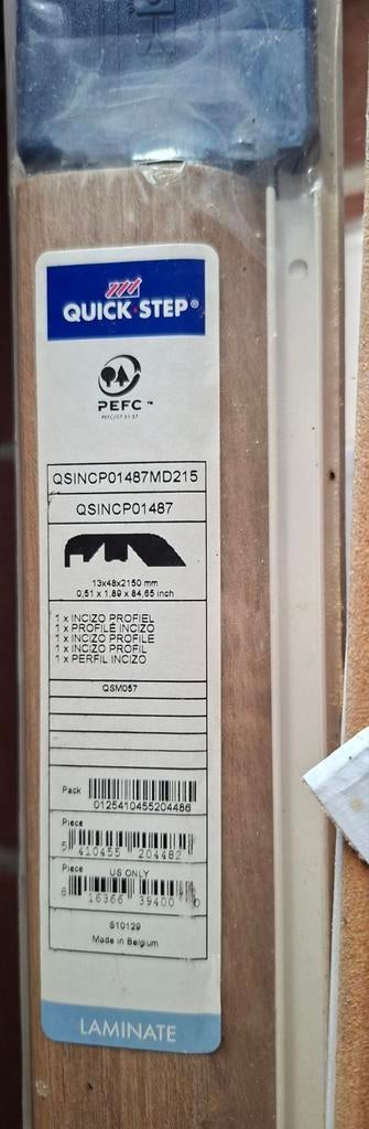Quickstep : Profiel voor laminaat, Ophalen, Laminaat