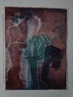 Ets André Goezu met duif, man en paard Nykta, Antiek en Kunst, Ophalen of Verzenden