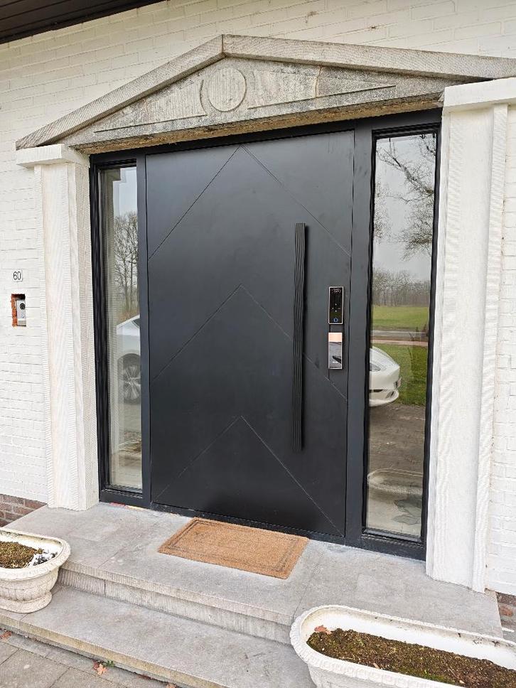 Aluminium voordeur, Doe-het-zelf en Bouw, Deuren en Vliegenramen, Zo goed als nieuw, Buitendeur, 215 cm of meer, 120 cm of meer