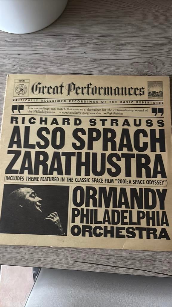 Also sprach zarathustra, Ophalen of Verzenden, Zo goed als nieuw