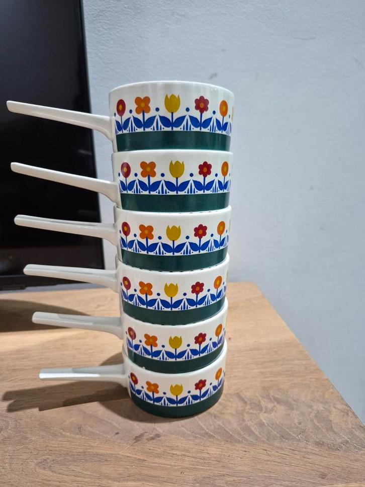 Villeroy & Boch pocheerpannetjes, Antiek en Kunst, Antiek | Keramiek en Aardewerk, Ophalen of Verzenden