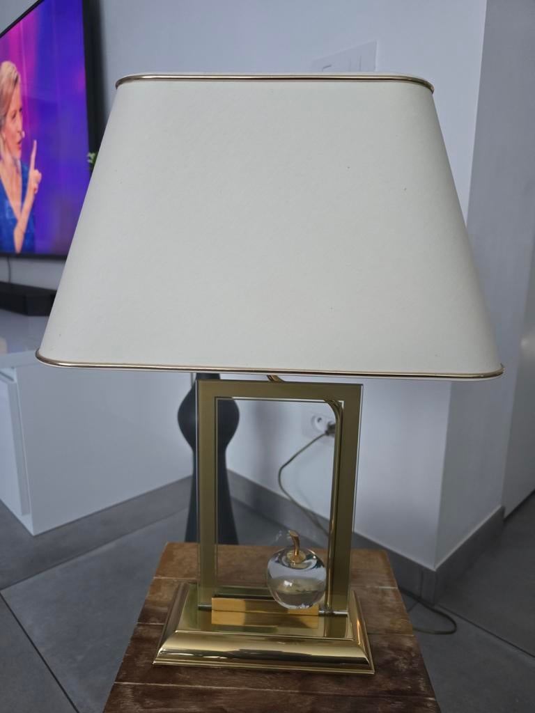 Vintage tafellamp LE DAUPHIN France - Hollywood Regency, Huis en Inrichting, Ophalen of Verzenden