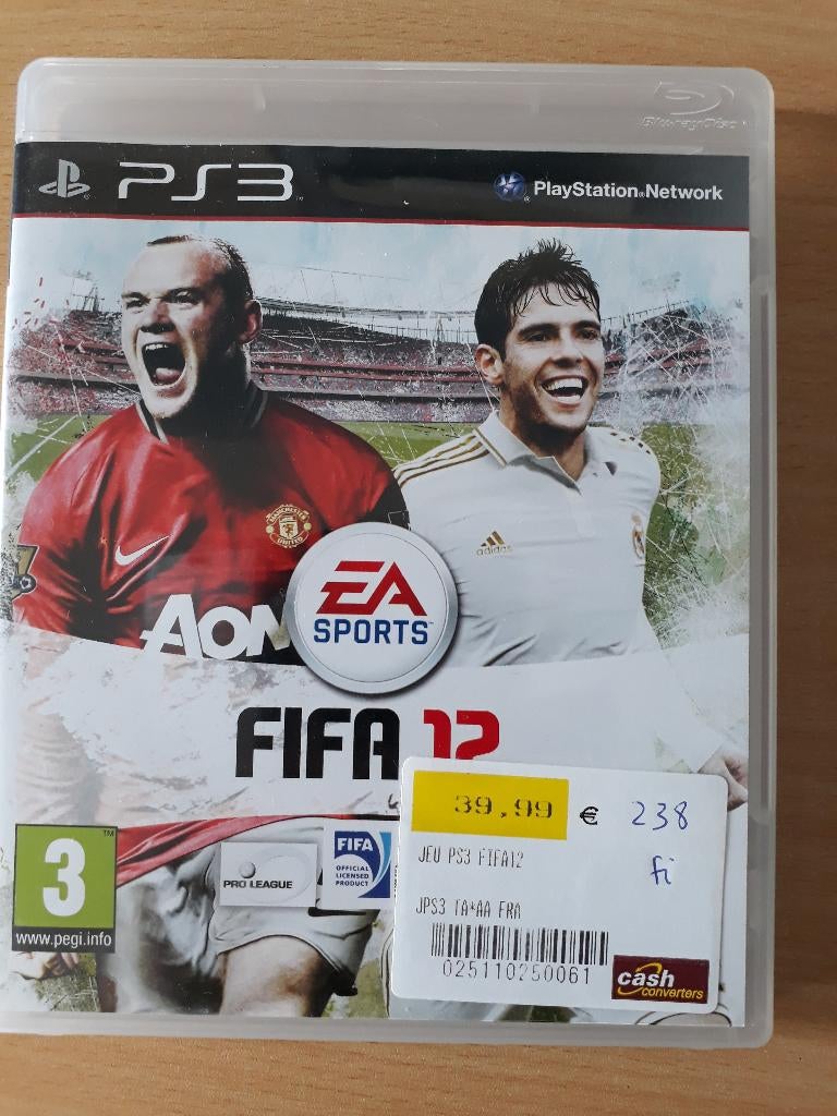 2 JEUX PS3 - FIFA, Consoles de jeu & Jeux vidéo, Enlèvement ou Envoi, Comme neuf, Sport