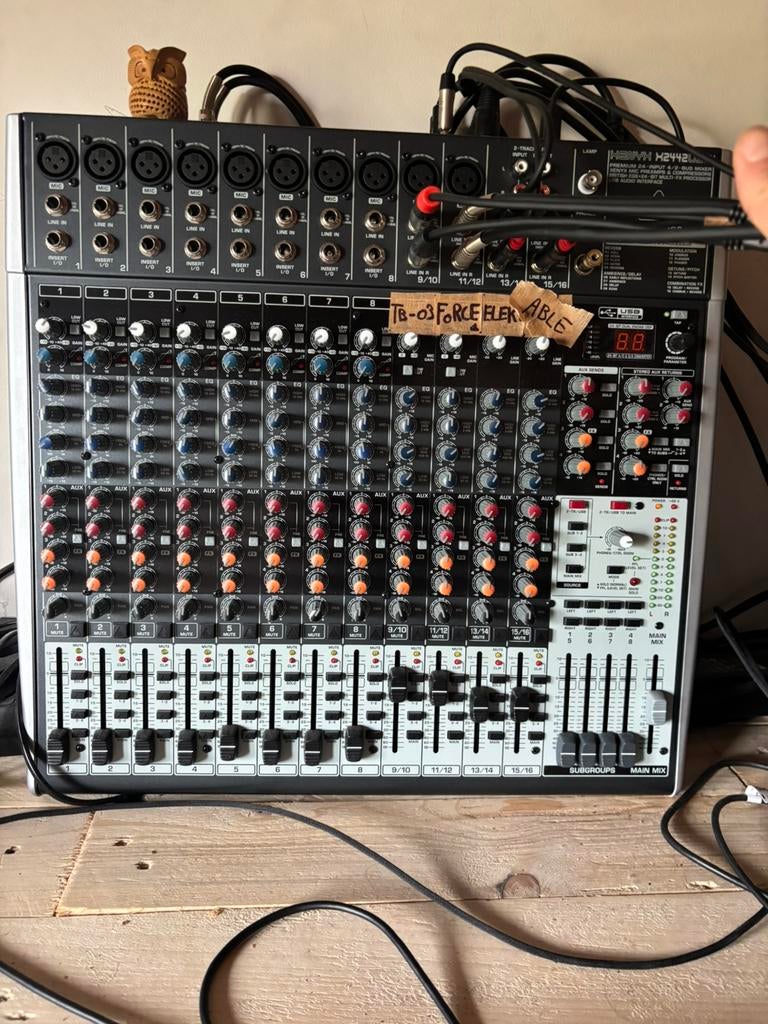 Behringer xenyx x2442 USB, Ophalen, Zo goed als nieuw