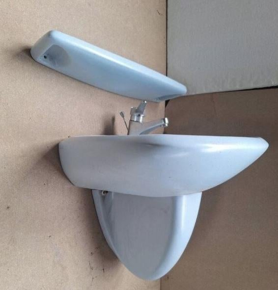 vintage wastafel lavabo Villeroy Boch Crocus 70er stukprijs, Collections, Enlèvement, Maison et Meubles