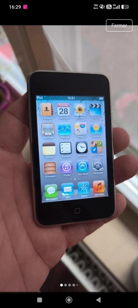 Apple iPod touch 64 GB 2e generatie, 40 GB en meer, Gebruikt, Touch, Zwart