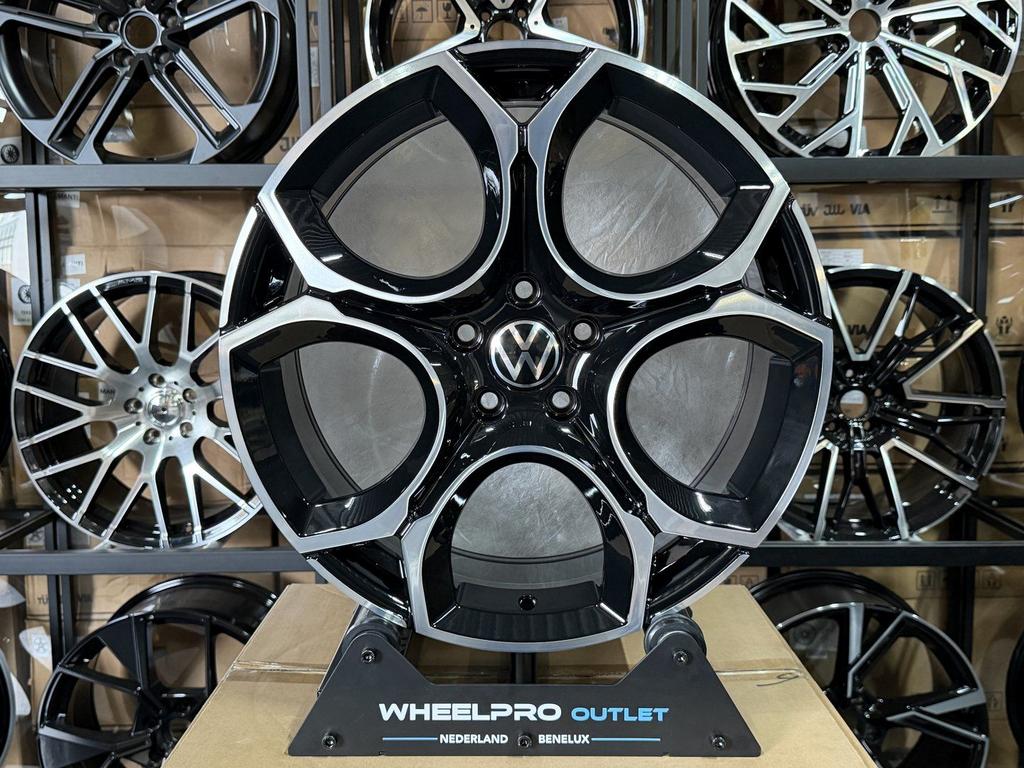 19'' Volkswagen QUEENSTOWN velgen 5X112 Golf 7 8 8.5 T-ROC, Velg(en), -, -, Nieuw