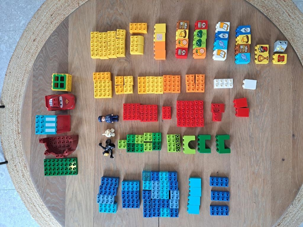 Duplo: variatie aan blokken, Ophalen, Duplo