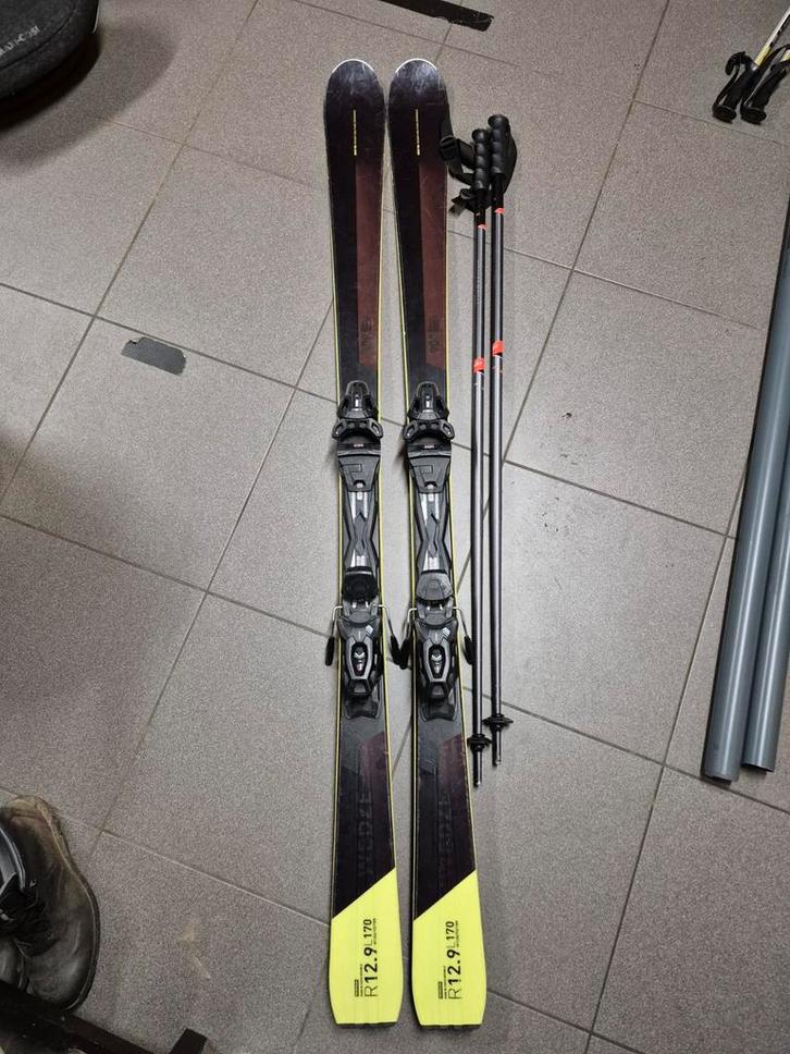 Ski's met stokken volwassen - allround - gevorderde skiër, Sport en Fitness, Skiën en Langlaufen, Ski's, Ski, Ophalen of Verzenden