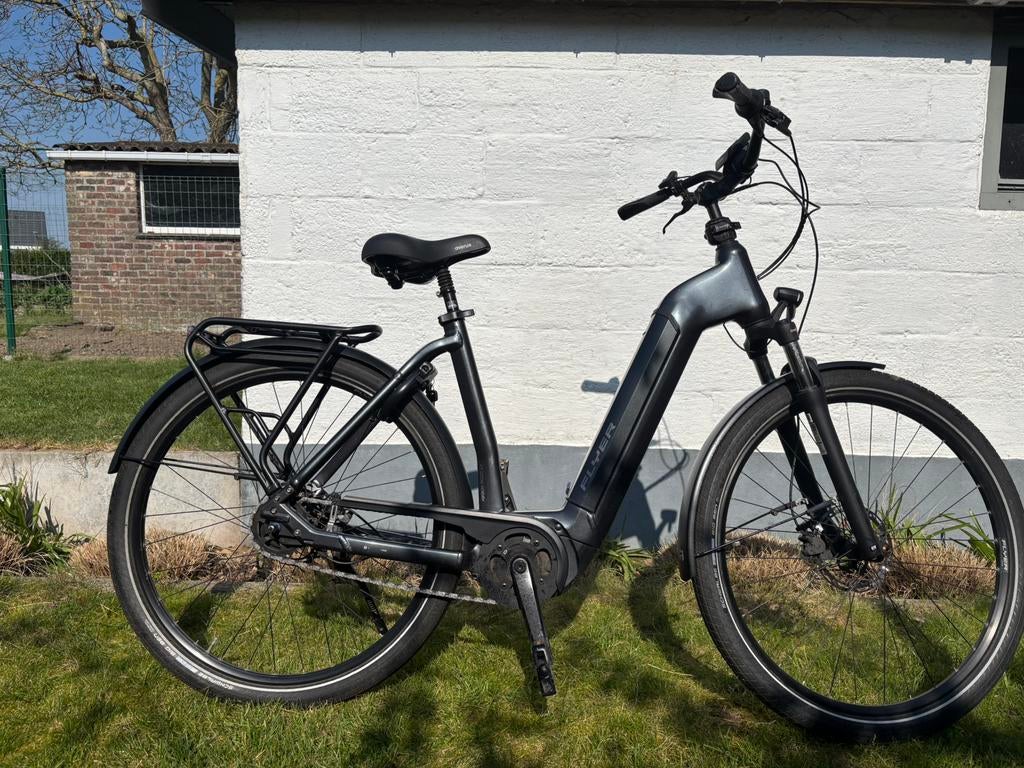 Elektrische Fiets Flyer, Fietsen en Brommers, Elektrische fietsen, Gebruikt, 51 tot 55 cm, 50 km per accu of meer, Ophalen