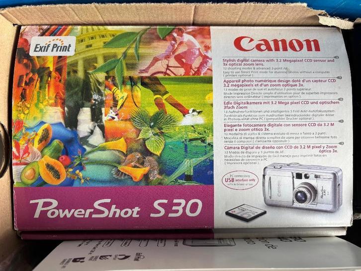 CANON CYBERSHOT S30, Audio, Tv en Foto, Fotocamera's Digitaal, Zo goed als nieuw, Compact, Canon, 8 keer of meer, Ophalen