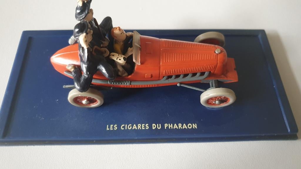 Voiture Tintin Les Cigare de pharaon, Enlèvement, Voiture