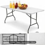 Table de jardin plaible blanche neuve emballée/, Jardin & Terrasse, Tables de pique-nique