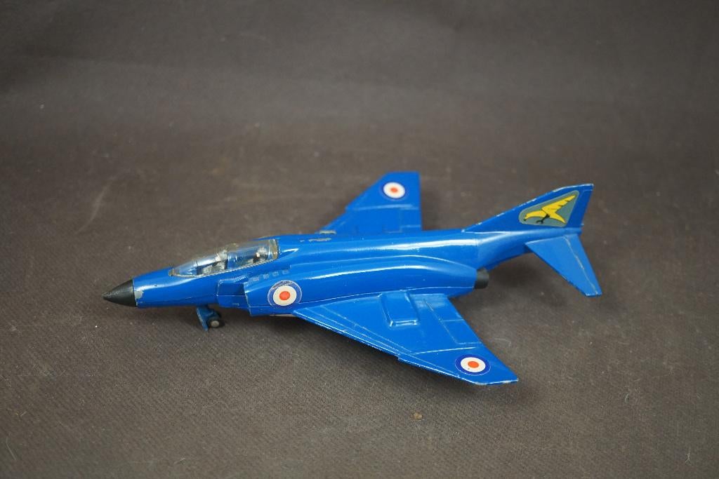 Jet Dinky Toys F4 Phantom II bleu marine - TOP vintage, Enlèvement ou Envoi
