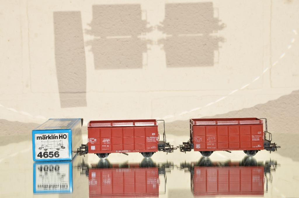 Marklin 4656-2 kiepwagens NMBS/NMBS, Ophalen of Verzenden, Gebruikt, Wagon