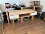 Eikenhouten bureau in zeer mooie staat., Ophalen, Zo goed als nieuw, Bureau
