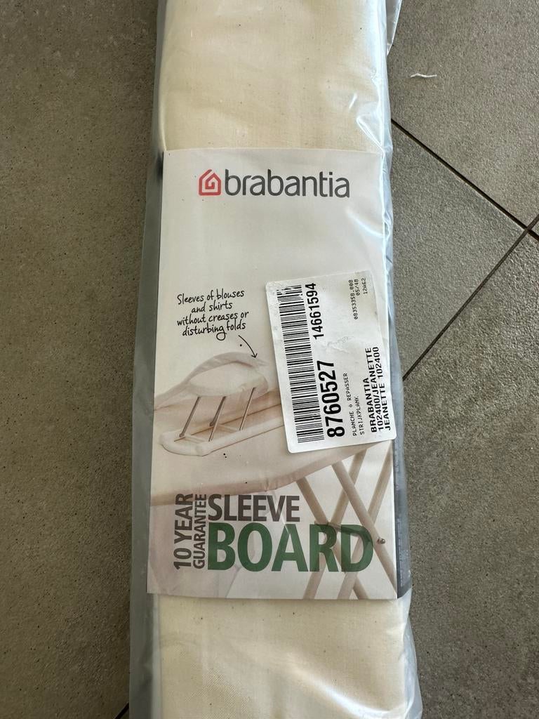 NIEUW - Brabantia mouwplankje - type 102400/Jeanette, Elektronische apparatuur, Strijkijzers en Strijkplanken, Ophalen of Verzenden