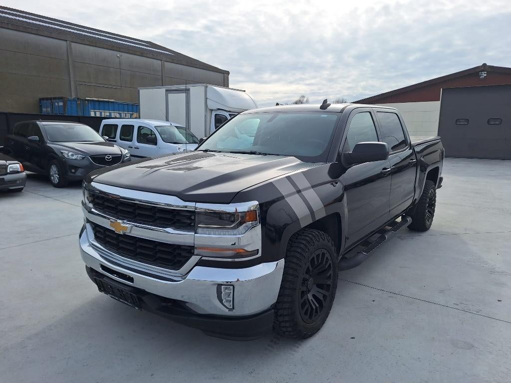 Chevrolet Silverado 5.3L EcoTec3 V8  | Automaat | 89dkm, Auto's, Automaat, Achterwielaandrijving, Zwart, Leder