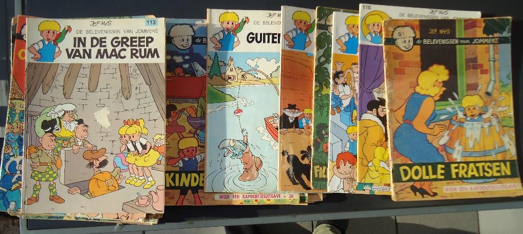 40 oude en nieuwe Jommeke’s strips, Boeken, Meerdere stripboeken, Ophalen of Verzenden, Gelezen, Jef Nys.