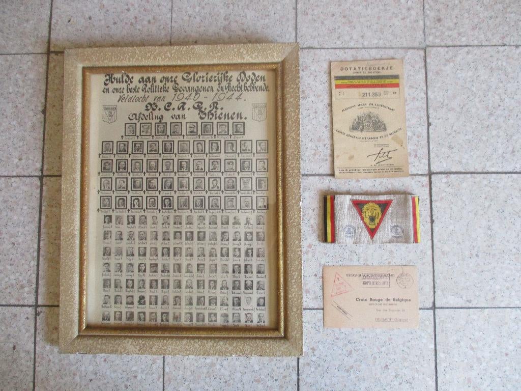 WO II  Tienen, Ophalen, Landmacht, Embleem of Badge