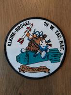 Patch Belgian Air Force 10 W Tac munitie depot, Verzenden, Luchtmacht, Embleem of Badge