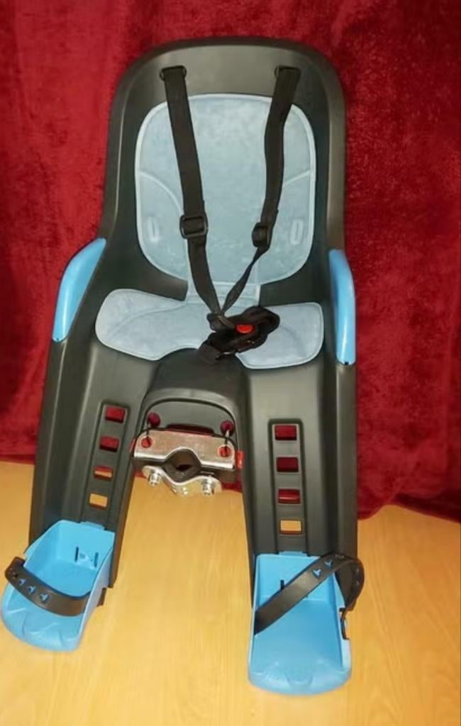 Fietsstoeltje Polisport mini Bubbly montage aan stuur nieuw, Ophalen, Nieuw, Voorzitje, Voetsteuntjes