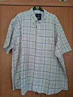 Canda: Geruit herenhemd met korte mouwen (4 XL), Wit, Ophalen of Verzenden, Overige halswijdtes, Canda